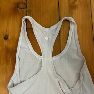 White lululemon tank top activewear